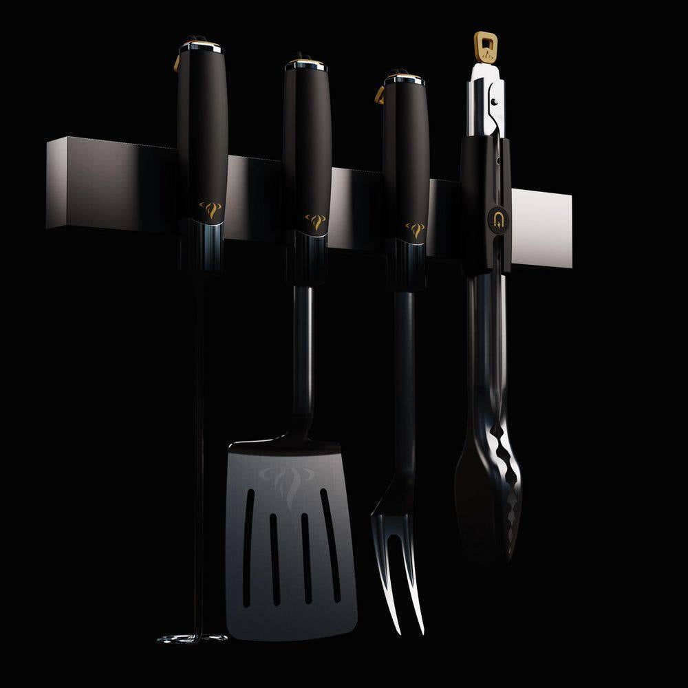 Prime Black Outdoor Pellet Grill Kit - Outdoor Kitchen Accessories