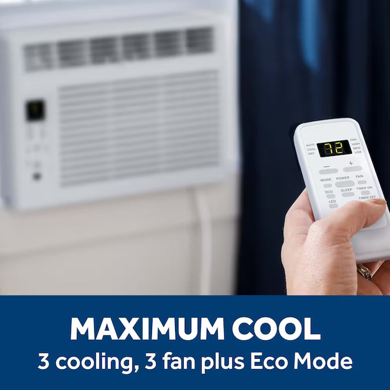 Small Room Window Air Conditioner , Remote Included ( 115-Volt , 6000-BTU )