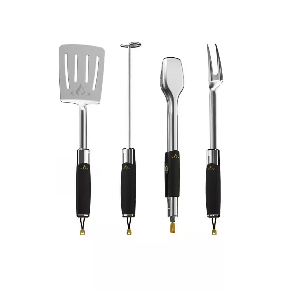 Prime Black Outdoor Pellet Grill Kit - Outdoor Kitchen Accessories