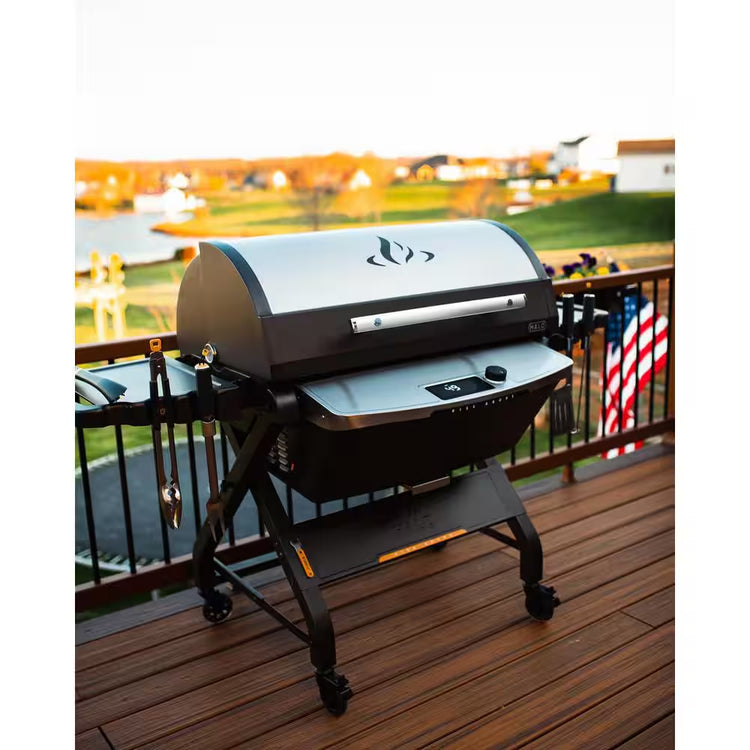 Prime Black Outdoor Pellet Grill Kit - Outdoor Kitchen Accessories