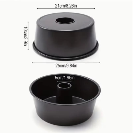 1Pc, Fluted Tube Cake Pan, Baking Cake Mold, Cake Pan, Oven Accessories, Baking Tools, Kitchen Gadgets, Kitchen Accessories