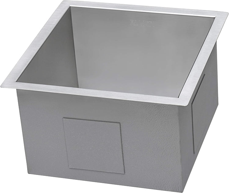 13 X 15 Inch Undermount Bar Prep Tight Raduis 16 Gauge Kitchen Sink Stainless Steel Single Bowl - RVH7013