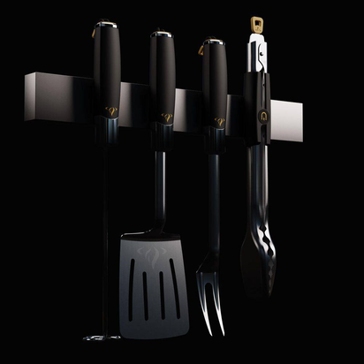 Prime Black Outdoor Pellet Grill Kit - Outdoor Kitchen Accessories