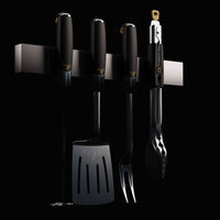 Prime Black Outdoor Pellet Grill Kit - Outdoor Kitchen Accessories