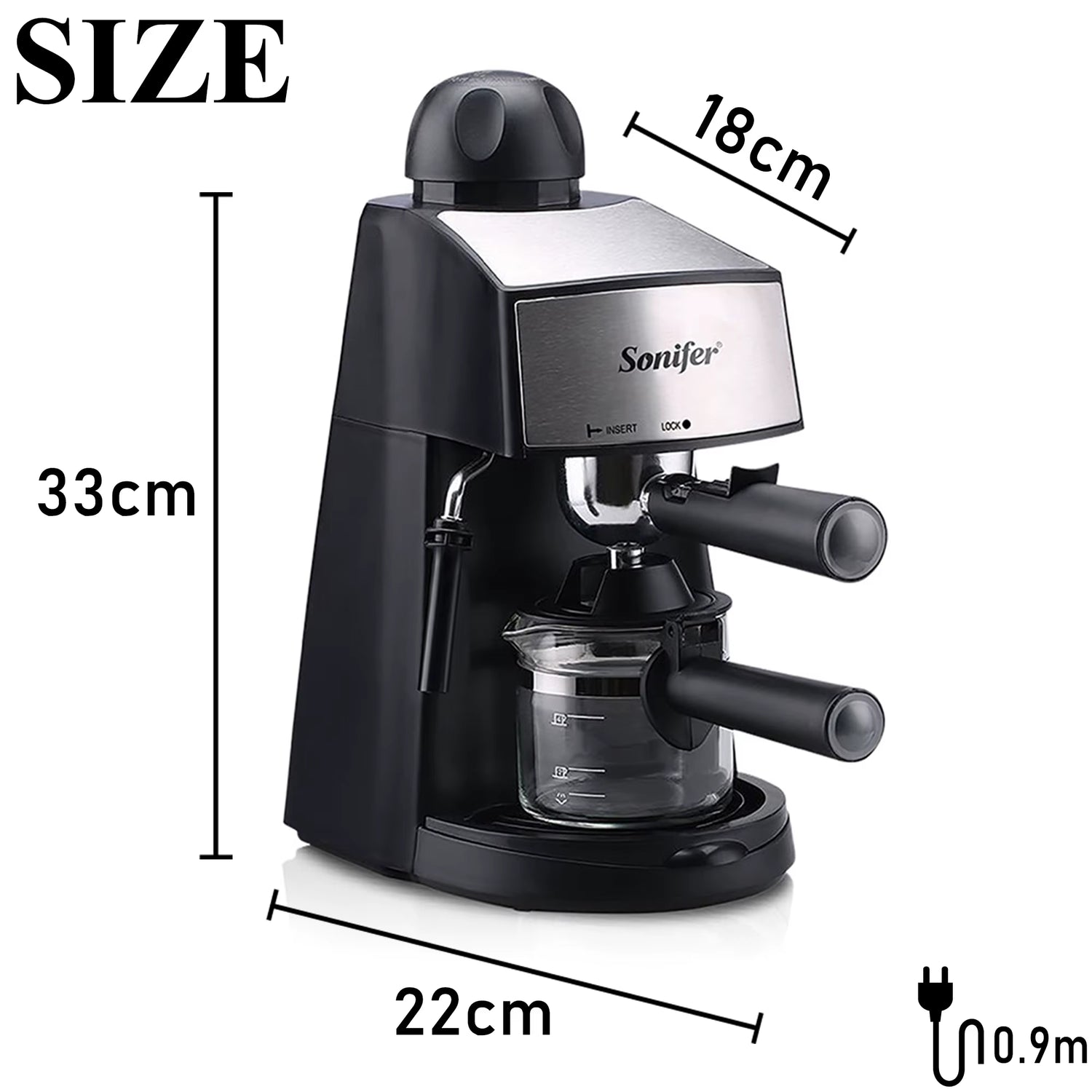 Italian Expresso Coffee Machine Dolce Milk Frother Home Appliances Electric Foam Cappuccino Coffee Maker Semi Automatic