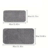 Anti-Slip Bathroom Floor Mat Water Absorbent Bath Mat Home Decoration