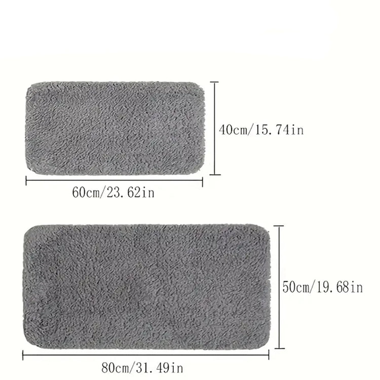 Anti-Slip Bathroom Floor Mat Water Absorbent Bath Mat Home Decoration