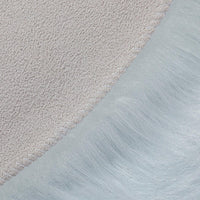 Faux Fur Rug Sheepskin Shag Fluffy Fuzzy White 2X3 Ft Small Rugs for Bedroom Bedside Bed Floor Living Room Plush High-Density Cushion Carpet Super Sofa Cover