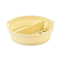 1/2 Airfryer Silicone Basket Oven Baking Tray Silicone Mold for Air Fryer Pizza Fried Chicken Basket Air Fryer Baking Dishes Pan