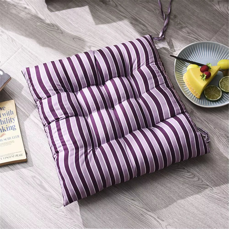 Striped Thicken Chair Cushion Seat Cushions Home Decor Pillows Meditation Cushion Throw Pillows Office Chair Cushion Floor