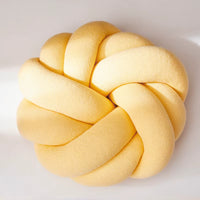 Cotton DIY Hand Knot Back Cushions Cozy Car Lumbar Pillow Home Decorative Sofa Seat Cushion Soft Office Hand Rest Pillows