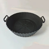 1/2 Pack Silicone Air Fryer Liner Pot Non-Stick Silicone Basket Bowl Reusable Baking Tray Kitchen Items Baking Pan
