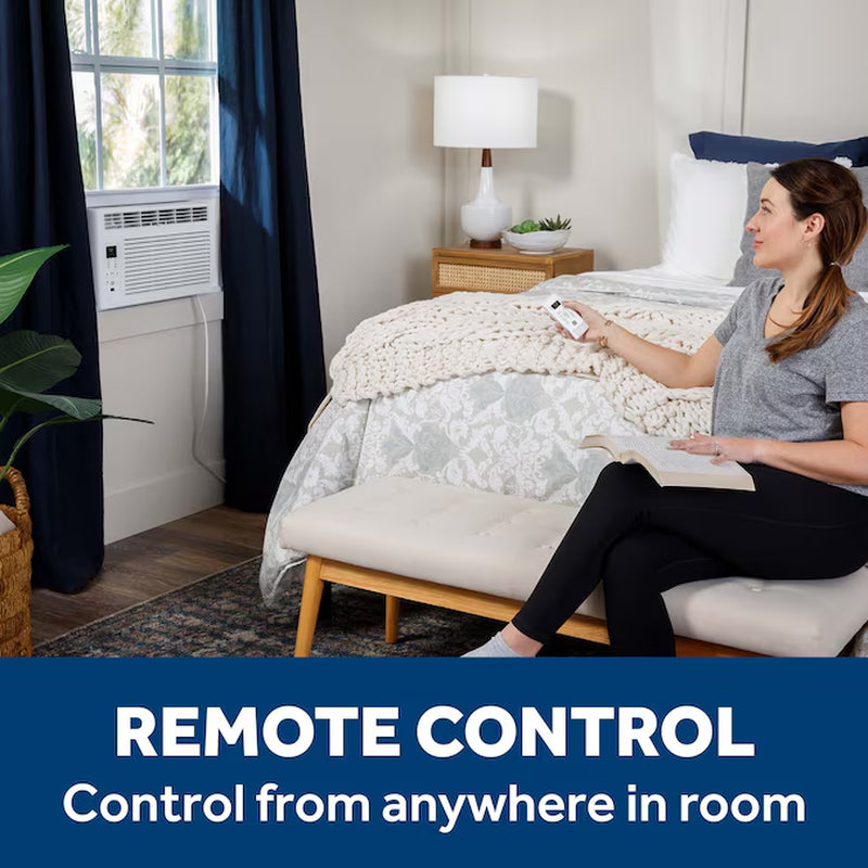 Small Room Window Air Conditioner , Remote Included ( 115-Volt , 6000-BTU )