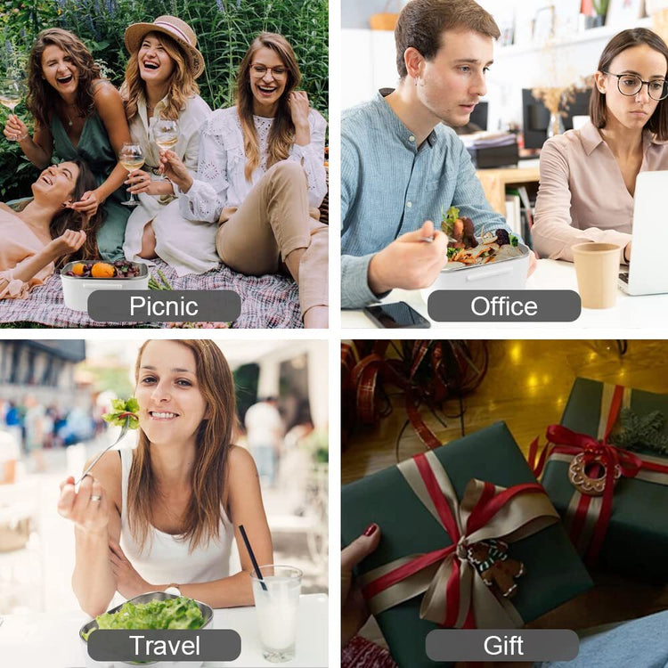 Loncheras Electrica Para Calentar El Almuerzo Comida Caliente Trabajo Carro 110V