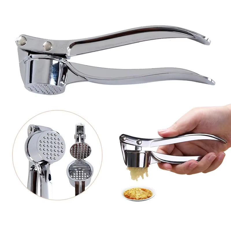 Kitchen Zinc Alloy Steel Garlic Smasher Squeezer Manual Press Grinding Tool Kitchen Accessories Kitchen Gadgets and Accessories