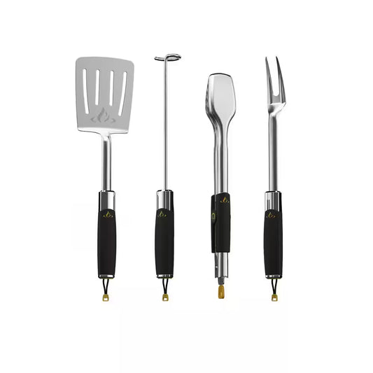 Prime Black Outdoor Pellet Grill Kit - Outdoor Kitchen Accessories