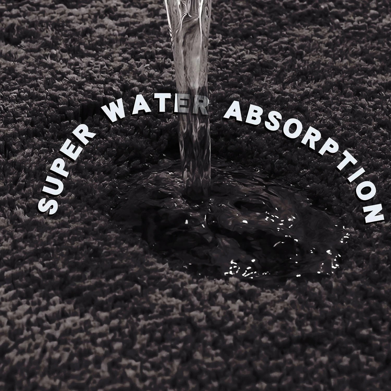 Anti-Slip Bathroom Floor Mat Water Absorbent Bath Mat Home Decoration