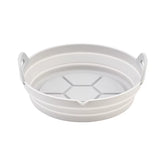 1/2 Airfryer Silicone Basket Oven Baking Tray Silicone Mold for Air Fryer Pizza Fried Chicken Basket Air Fryer Baking Dishes Pan