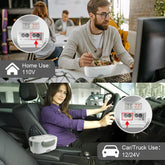 Loncheras Electrica Para Calentar El Almuerzo Comida Caliente Trabajo Carro 110V