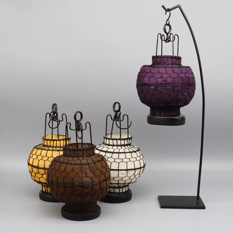 Iron Wired Lantern, Hand Woven Chinese Lantern, Home Decoration, Table Accessory