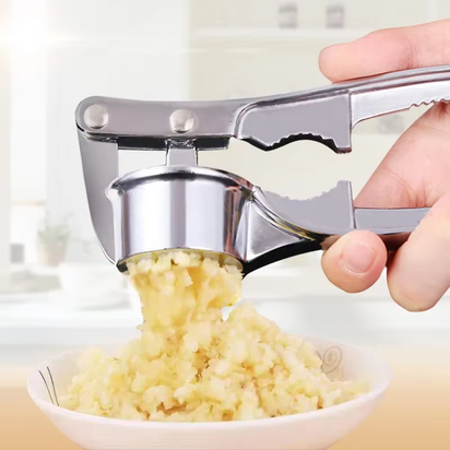 Kitchen Zinc Alloy Steel Garlic Smasher Squeezer Manual Press Grinding Tool Kitchen Accessories Kitchen Gadgets and Accessories