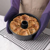 1Pc, Fluted Tube Cake Pan, Baking Cake Mold, Cake Pan, Oven Accessories, Baking Tools, Kitchen Gadgets, Kitchen Accessories