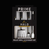 Prime Black Outdoor Pellet Grill Kit - Outdoor Kitchen Accessories