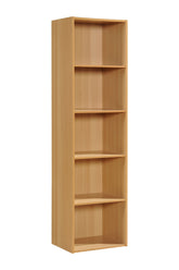 5-Shelf Bookcase, Beech