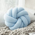 Cotton DIY Hand Knot Back Cushions Cozy Car Lumbar Pillow Home Decorative Sofa Seat Cushion Soft Office Hand Rest Pillows