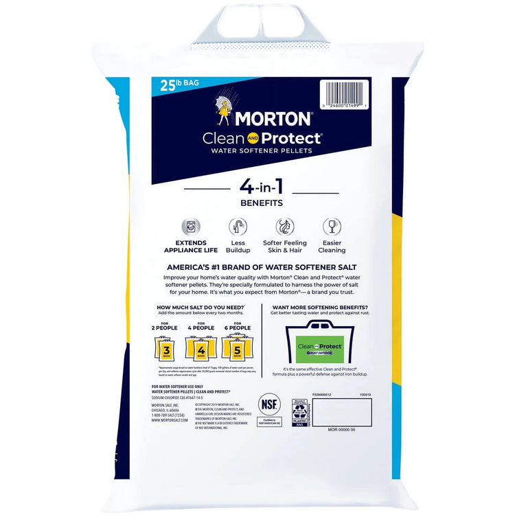 Water Softener Clean and Protect® Pellets, 25 Lb. Bag