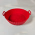 1/2 Pack Silicone Air Fryer Liner Pot Non-Stick Silicone Basket Bowl Reusable Baking Tray Kitchen Items Baking Pan