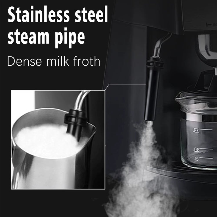 Italian Expresso Coffee Machine Dolce Milk Frother Home Appliances Electric Foam Cappuccino Coffee Maker Semi Automatic