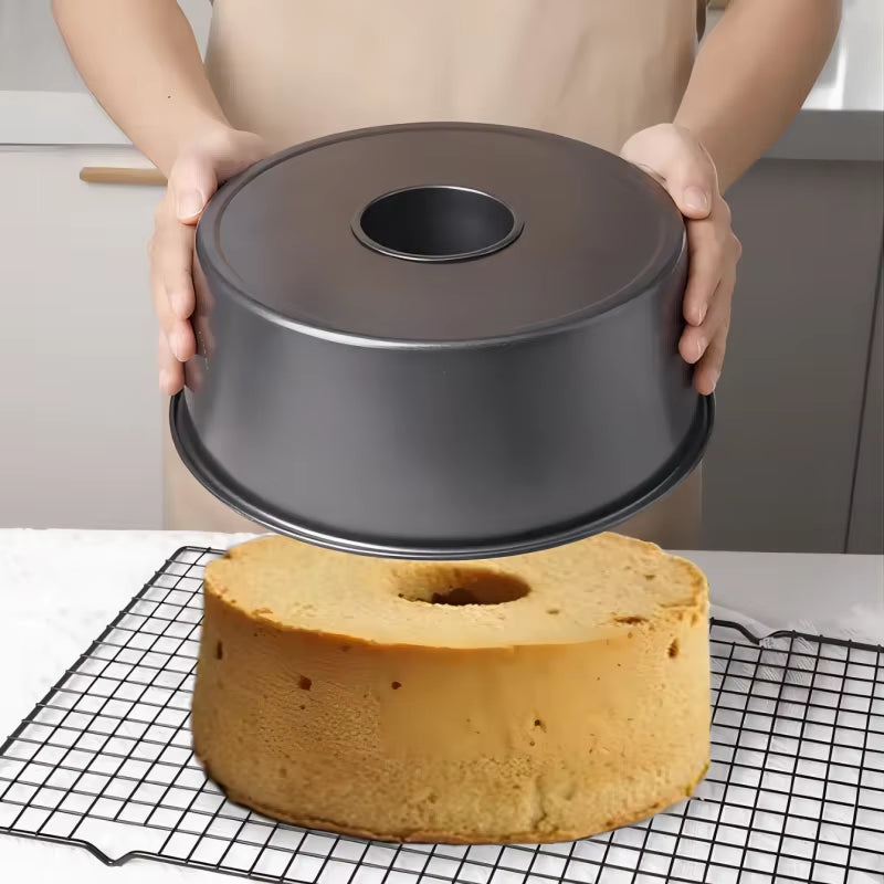 1Pc, Fluted Tube Cake Pan, Baking Cake Mold, Cake Pan, Oven Accessories, Baking Tools, Kitchen Gadgets, Kitchen Accessories