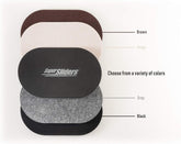 5 3/4" X 9 1/2" Oval Reusable Furniture Sliders for Hard Surfaces - Effortless Moving and Surface Protection, Brown (8 Pack)
