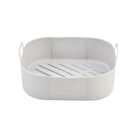 1/2 Airfryer Silicone Basket Oven Baking Tray Silicone Mold for Air Fryer Pizza Fried Chicken Basket Air Fryer Baking Dishes Pan