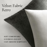 Pack of 2, Velvet Soft Solid Decorative Square Throw Pillow Covers Set Cushion Cases Pillowcases for Spring Sofa Bedroom 18X18 Inch Greyish White