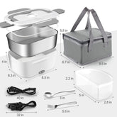 Loncheras Electrica Para Calentar El Almuerzo Comida Caliente Trabajo Carro 110V