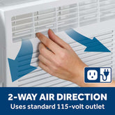 Small Room Window Air Conditioner , Remote Included ( 115-Volt , 6000-BTU )