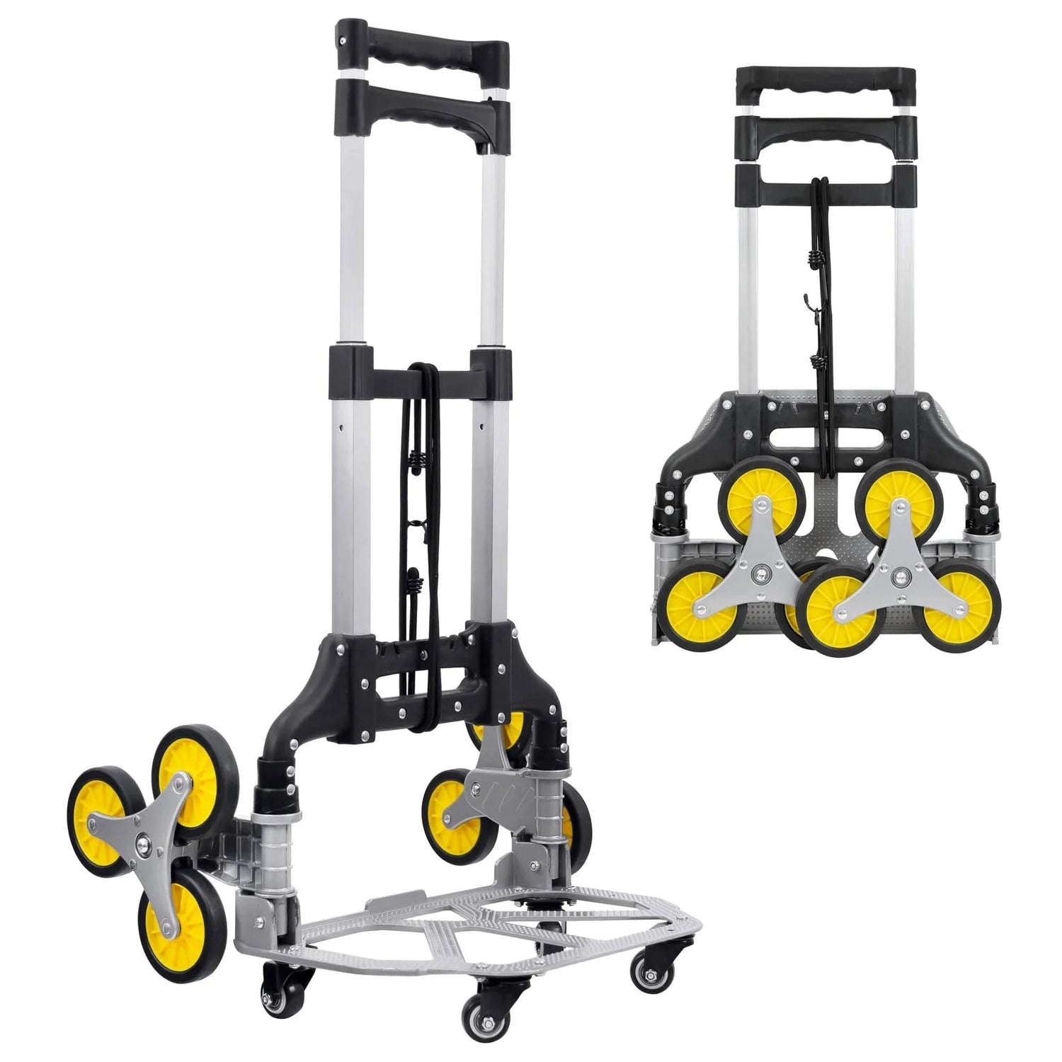 Tri-Wheel Stair Climber Hand Truck with Foldable Design